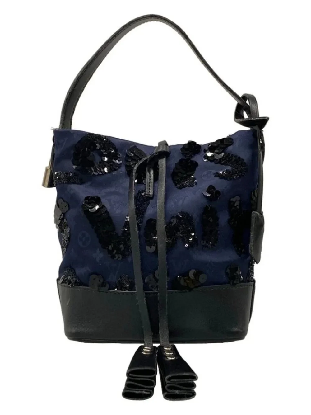 LOUIS VUITTON NN14PM Spotlight M94601 Midnight Blue Monogram Sequins CA0124